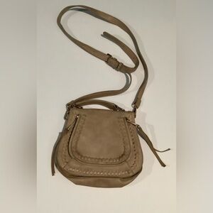 Urban Expressions Taupe Crossbody Bag